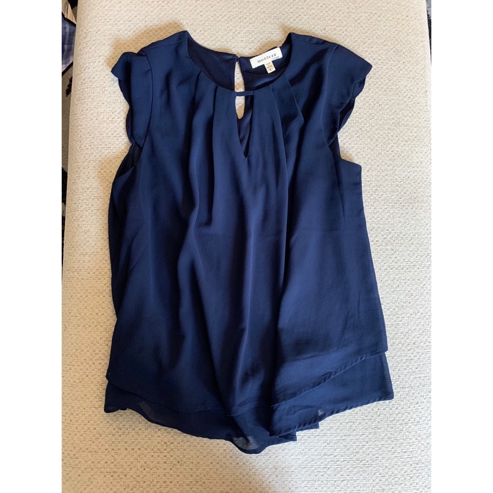 Navy blouse